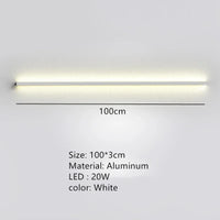 Applique Murale LED Moderne avec Interrupteur de Gradation - Idéal pour une Décoration Élégante