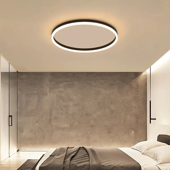 Plafonnier LED Nordic Chic Ultra-Fin - Décor Moderne
