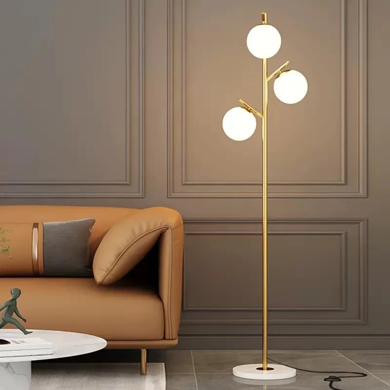Lampadaire LED Nordic Triple