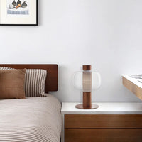 Lampe de Table Luxe Moderne en Verre