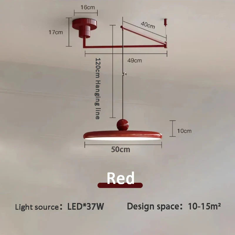 Lustre LED Longue Portée pour Décoration Maison