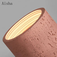 Spot LED nordique Wabi-sabi en résine pour un éclairage élégant et moderne dans la maison