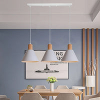 Lampe Suspension LED Nordique Blanc - 1/3 Têtes