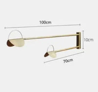 Lampadaire LED Vintage Nordique en Fer Forgé et Marbre - Luminance Scandinave