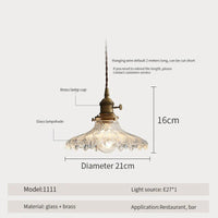 Suspension luminaire nordique en bois, verre et laiton - Style rustique moderne