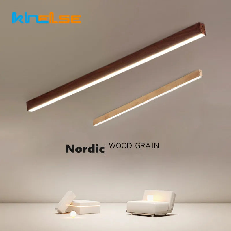 Plafonnier LED Nordique en Aluminium - Allée aux Grains