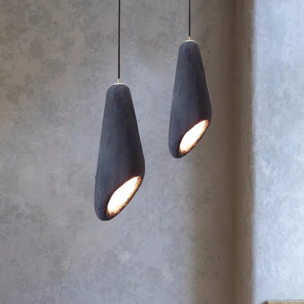 Suspension Nordique en résine Wabi Sabi pour éclairer votre salle à manger ou votre bar à la maison