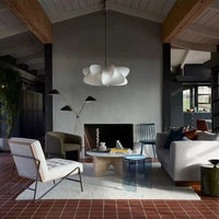 Suspension Cirrus nordique minimaliste en soie style japonais par West Elm