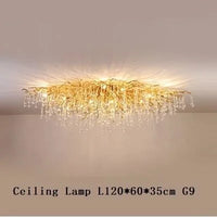 Lustre en Cristal LED de Luxe Moderne pour un Intérieur Élégant