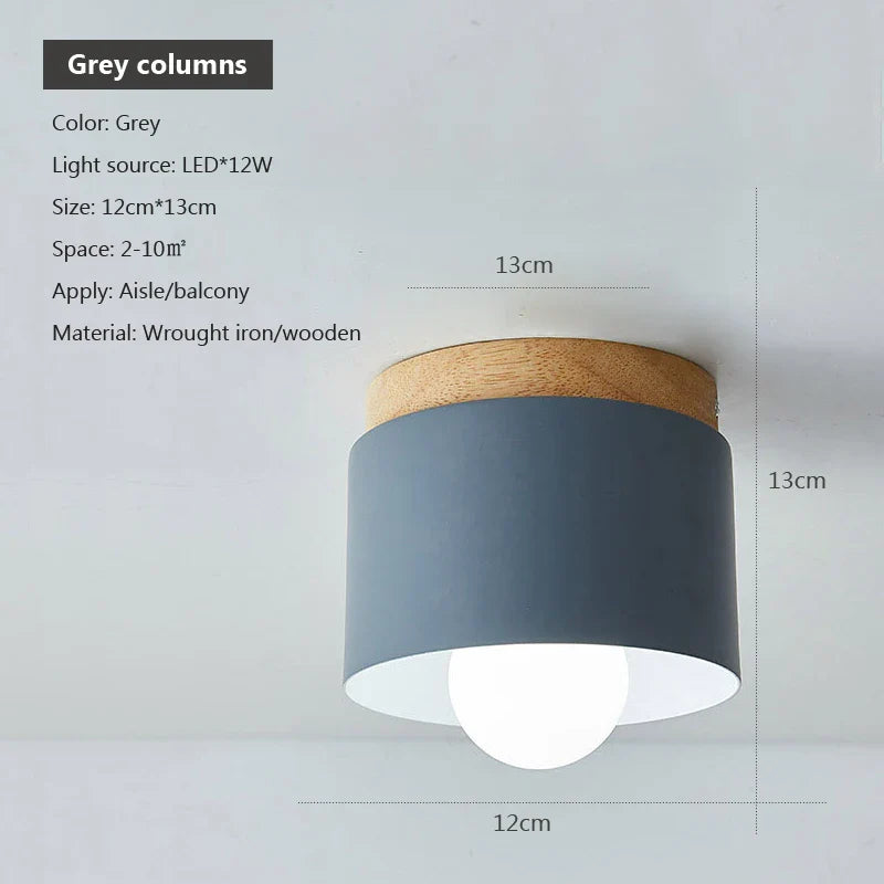 Plafonnier Nordic Wood - Luminaire Créatif pour une Décoration Moderne