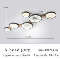 Plafonnier LED Scandinave Chic