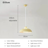 Suspension LED nordique minimaliste à tête unique - Design Scandinave