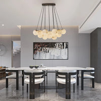 Pingpong World G9 LED Collection - Lustre en marbre suspendu