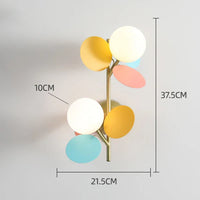 Applique Murale Nordique Macaron en Fer Décoratif LED pour Enfant - Collection Enchanted Glow