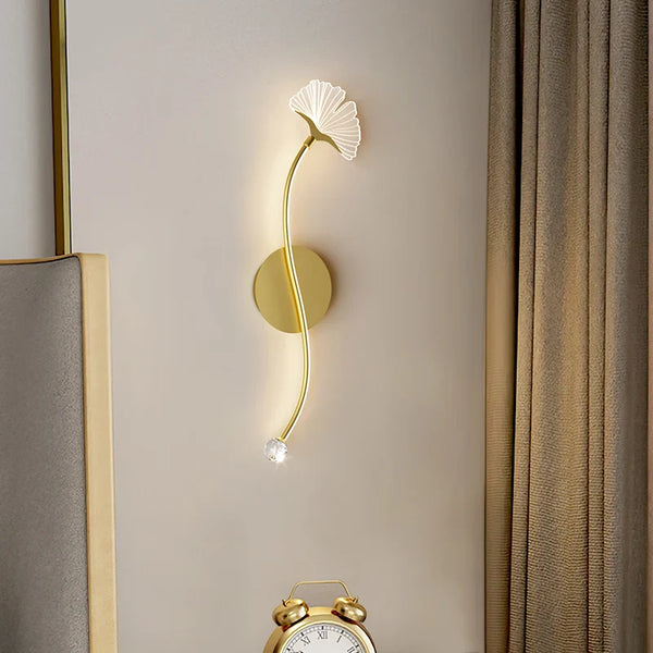 Applique Murale LED Tricolore Ginkgo : Protection des Yeux et Design Élégant