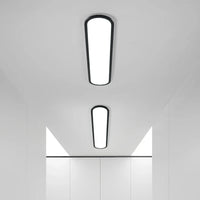 Lustre Moderne Nordique Rectangulaire LED pour Bar