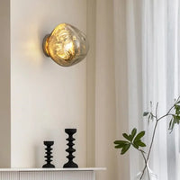 Applique Murale LED en Verre au Design Moderne - Décorations Élégantes