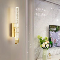 Applique murale LED nordique en cristal - Éclat Brillant