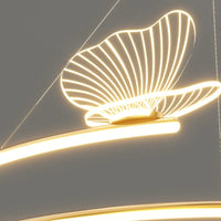Lustre papillon LED - Éclairez votre maison avec créativité