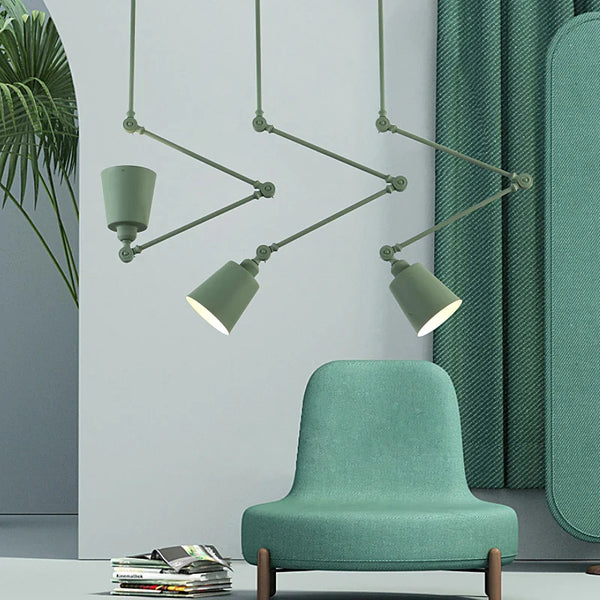 Suspension Nordica - Bras Longs Réglables pour Éclairage de Décoration Intérieure