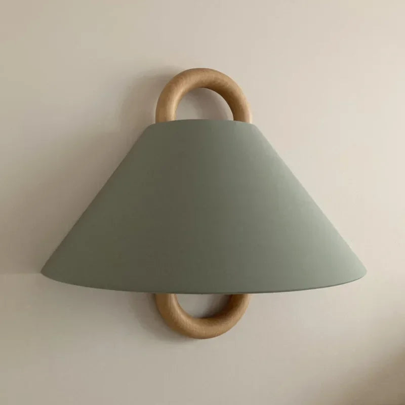 Applique murale en bois massif de hêtre - Design unique