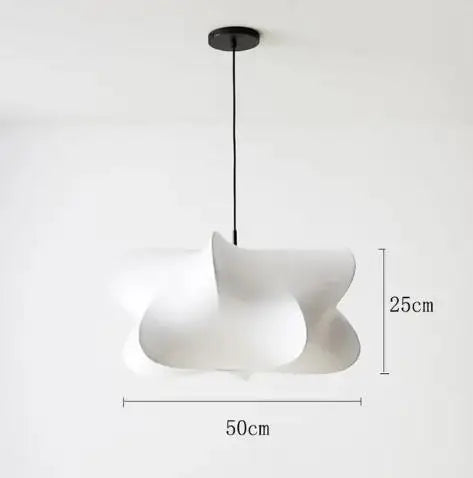 Suspension Cirrus nordique minimaliste en soie style japonais par West Elm