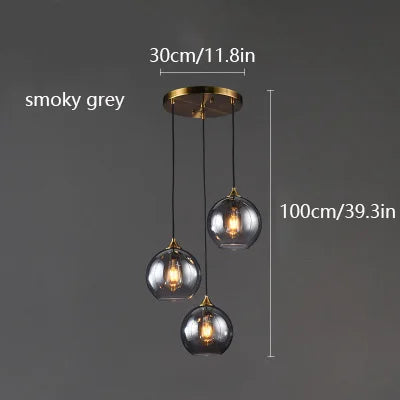 Suspension LED au design nordique contemporain