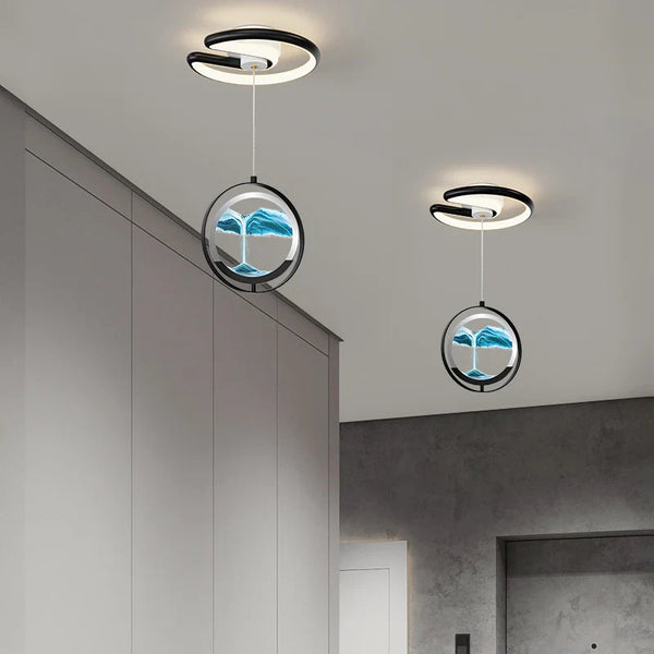 Lustre Nordique Moderne Minimaliste "Petits Sables Mouvants"