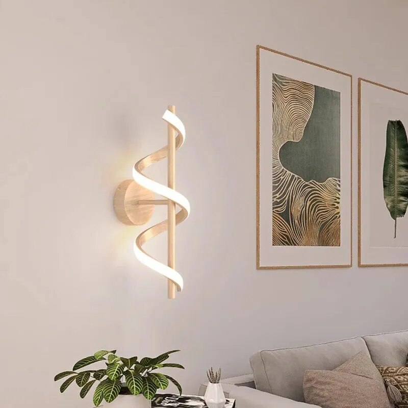 Applique murale LED Nordic Wood