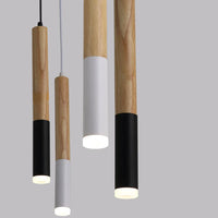 Suspension Long Tube LED 7W dans un style nordique pour salle à manger/salon/cuisine île boutique bar café