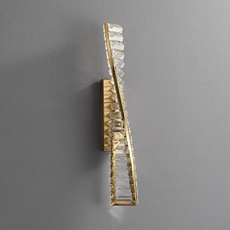 LED Lumière de Luxe Nordique Cristal pour Applique Murale Postmoderne Chic