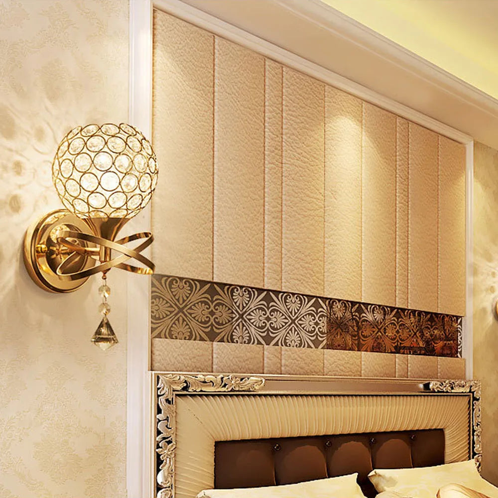 Applique murale cristal contemporaine