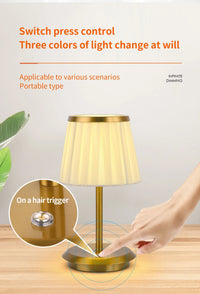 Lampe de Table LED USB Plissée
