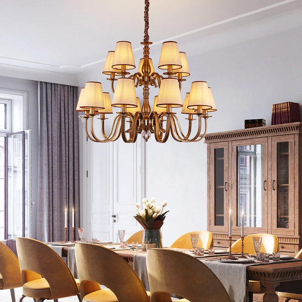 Lustre de luxe classique élégant