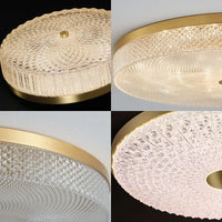 Plafonnier LED Circulaire Minimaliste Moderne en Acrylique - Éclairage Élégant