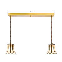 IWDH 2022 - Collection Nordika: Suspension Luminaire LED en Verre Cuivré