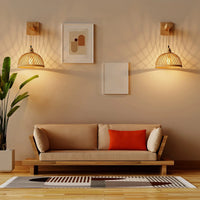 Applique murale en rotin luminaire Boho - Collection Loft & Bohème