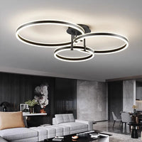 Plafonnier LED intelligent nordique pour une décoration de maison moderne.