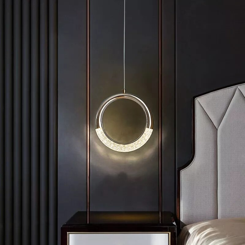 Suspension LED ronde de luxe - Terry