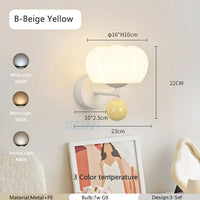 Applique murale LED Nordic Mushroom pour une ambiance créative.