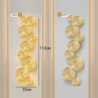 Applique Murale LED Dorée Élégante - Style Moderne pour Décoration d'Intérieur