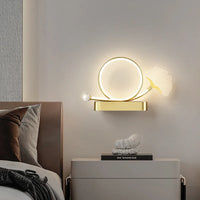 Applique Murale LED Tricolore Ginkgo : Protection des Yeux et Design Élégant