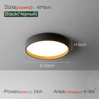 Plafonnier LED Minimal Wood Effect