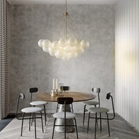 Lustre Boule de Verre Moderne LED Suspension Nordique Suspendu - Édition Lumière Design