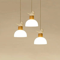 Suspension en verre nordique minimaliste - Élégance épurée