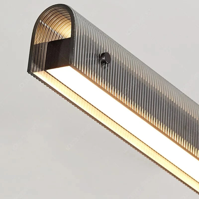 Lampes suspendues LED en acrylique avec 3 gradations et style minimaliste, hauteur ajustable