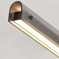 Lampes suspendues LED en acrylique avec 3 gradations et style minimaliste, hauteur ajustable
