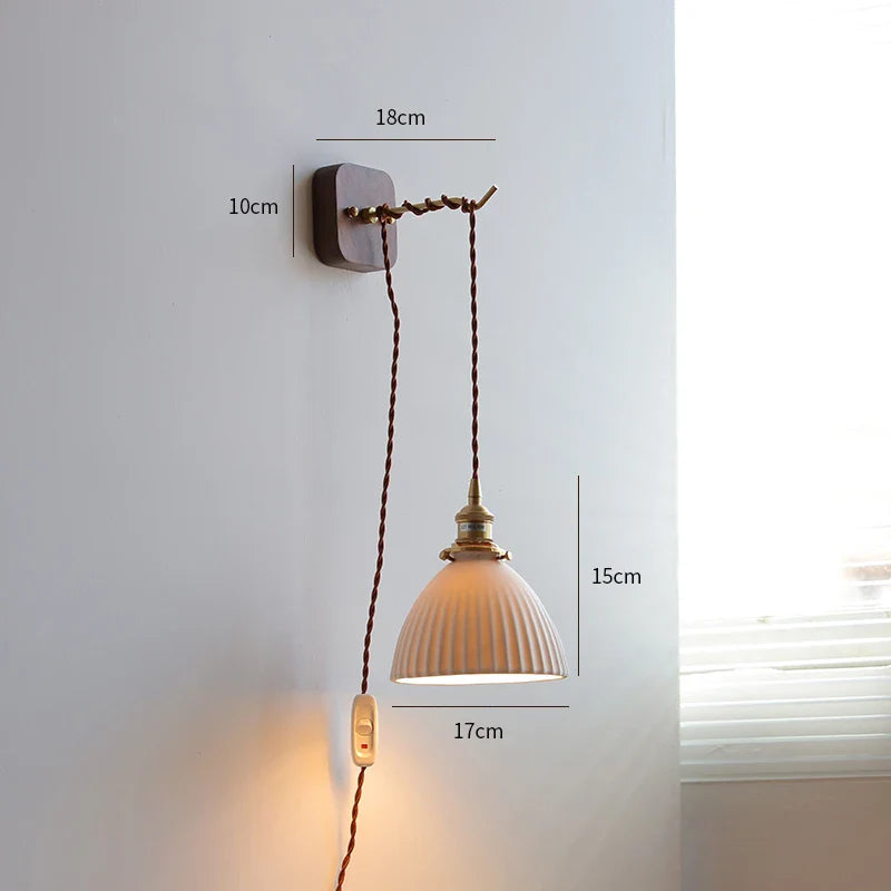 Applique murale noyer pour un intérieur moderne