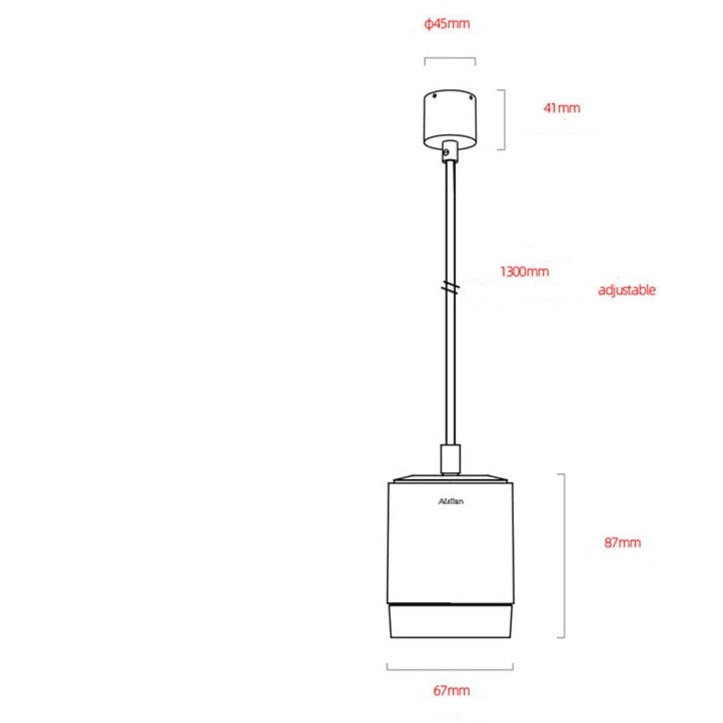 Suspension LED Design Doré Sheffield.