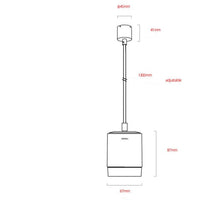 Suspension LED Design Doré Sheffield.